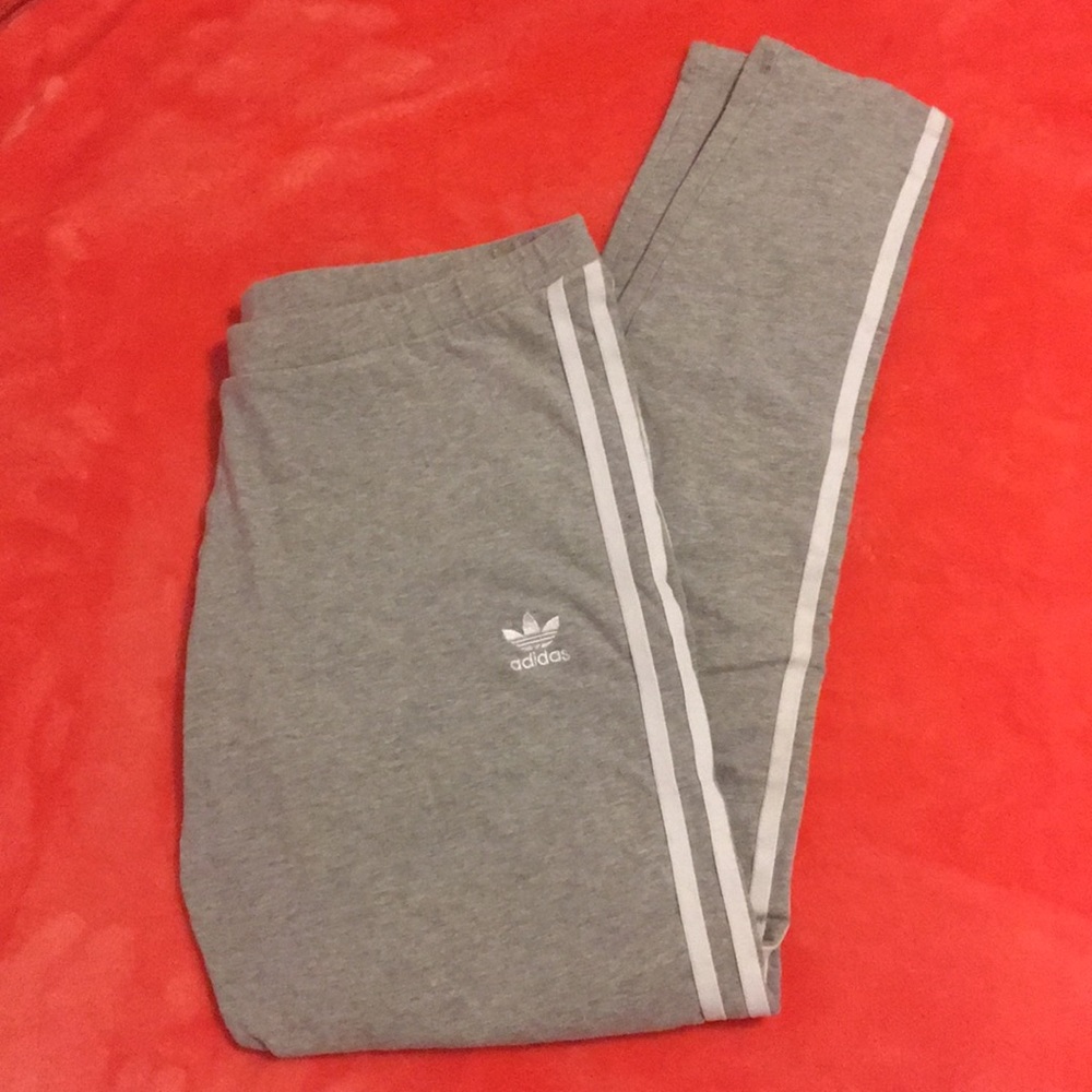Three Stripe Adidas Leggings